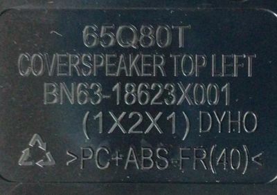 KIT DE BOCINAS PARA TV SAMSUNG ( 2 PZ ) / NUMERO DE PARTE BN96-50551A / BN63-18623X / BN63-18625X / BN9650551A /50551A / MODELO 65Q80T - Imagen 3